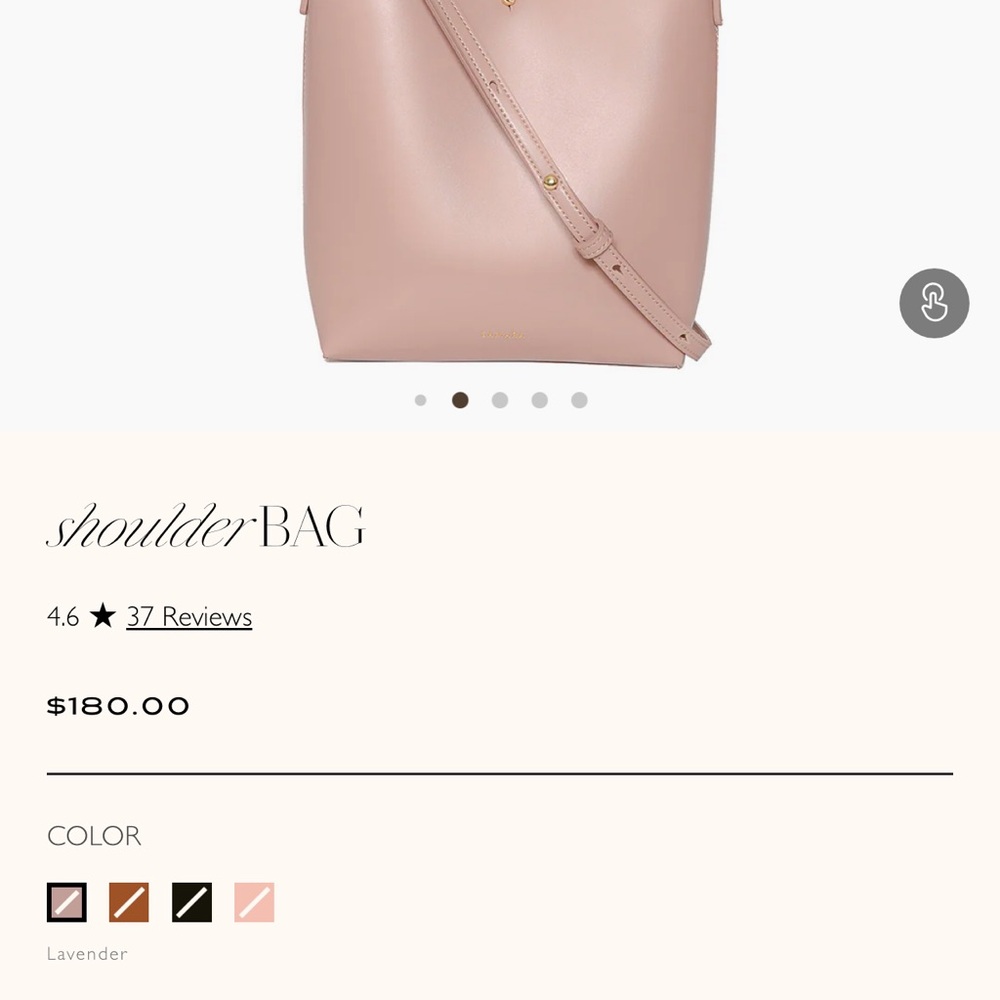 Samara vegan leather cross body bag. Originally $180